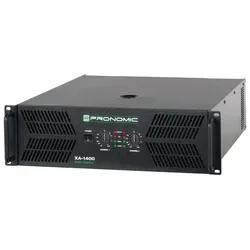 Pronomic XA-1400 Endstufe 6000W - Leistungsstarker Audioverstärker mit Class H Technik, ideal für klare Klänge und hohe Effizienz dank intelligentem Power Management und mehrfachen Schutzsystemen.