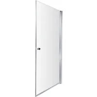 Sanotechnik Drehtür Brava 65 cm x 195 cm Klarglas - Duschtüren mit Easy Clean Beschichtung für einfache Reinigung und hohe Sicherheit durch gehärtetes Glas. Ideal für kleine Bäder, da sie platzsparend nach innen und außen öffnen.