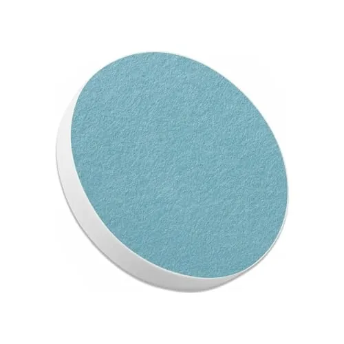 platino24 Akustik-Paneele aus Basotec G+I Hellblau – Ø 55 cm, 1x Akustikpaneel in Kreis-Form - OPTIMALE RAUMAKUSTIK – Unsere hochwertigen Wandpaneele dämpfen Geräusche effektiv und reduzieren den Nachhall für eine klare Klangqualität. Ideal für Büro, Wohnzimmer oder Musikstudio – einfach zu montieren und ästhetisch ansprechend!