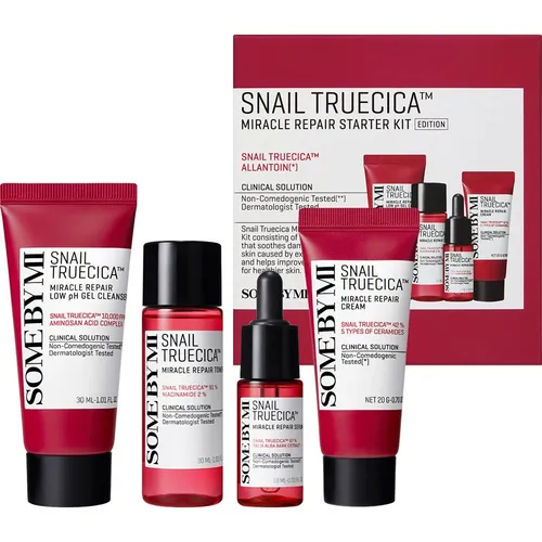 Some By Mi Snail Truecica Miracle Repair Starter Kit Geschenkset für empfindliche Haut mit Neigung zu Akne