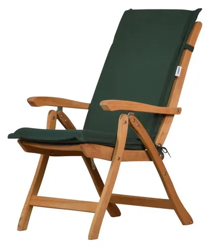 Kai Wiechmann Gartenstuhl Set Teak Hochlehner Pisa mit Auflage - Hochlehner aus robustem Teakholz, wetterfest und langlebig. Mit 4-fach verstellbarer Rückenlehne für höchsten Sitzkomfort – ideal für entspannte Stunden im Garten oder auf der Terrasse.