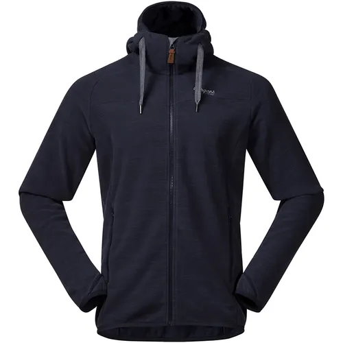 Bergans Hareid Fleece Jacket - Dark Navy - XL - Funktionsjacke aus 100% Polyester, ideal als wärmender Midlayer für Skitouren und Wandern. Hält warm, ist langlebig und umweltfreundlich dank recyceltem Material.