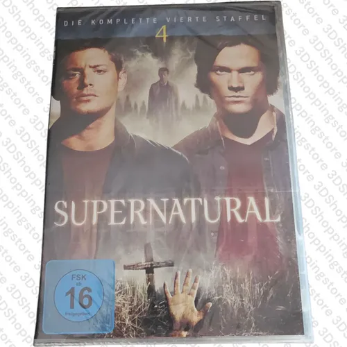 SUPERNATURAL: STAFFEL 4 - JARED PADALECKI,JENSEN ACKLES  6 DVD