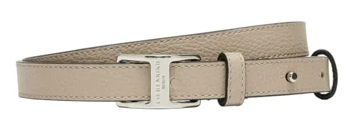 Liebeskind Berlin LORA SMALL PEBBLE Belt 1.9CM, stone L - Damen-Gürtel aus hochwertigem Leder, ideal für einen eleganten Look mit einzigartiger Pebble-Oberfläche.