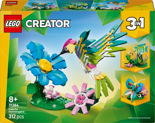 LEGO CREATOR 3-in-1-Set Wilde Tiere: Bunter Kolibri (31384) 31384