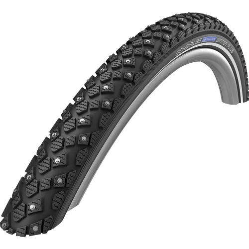 Schwalbe 50-622 MARATHON WINTER PLUS 28x2.00 - Fahrradreifen mit hervorragender Wintertauglichkeit und optimalem Grip auf rutschigen Oberflächen für sichere Fahrten in der kalten Jahreszeit.