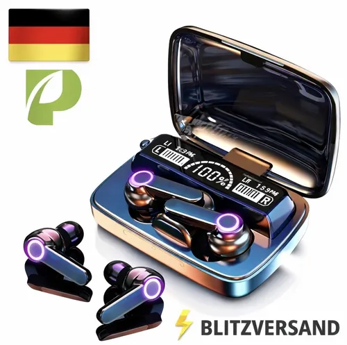 Kabellose Bluetooth In-Ear Kopfhörer 5.3 Touch Auto Pairing mit Ladebox