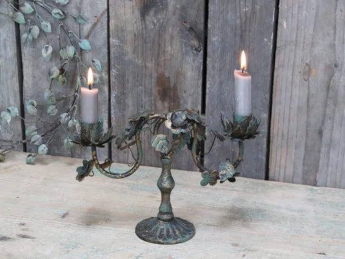 Produktbild Chic Antique Kerzenhalter Metall Bronze Antik