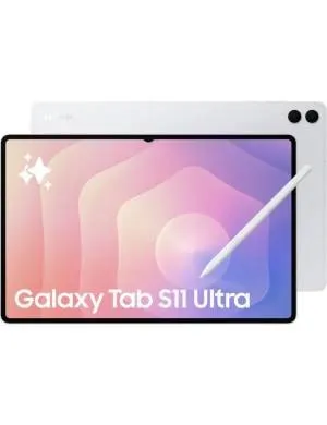 Samsung Galaxy Tab S11 Ultra X930 - 14.6 Zoll, 12GB RAM, 256GB, Silber - Premium Tablet in Silber mit 14,6 Zoll AMOLED Display und 120 Hz für flüssige Visuals. Ideal für kreative Aufgaben dank mächtigem MediaTek Dimensity 9400+ Prozessor und 11.600 mAh Akku.