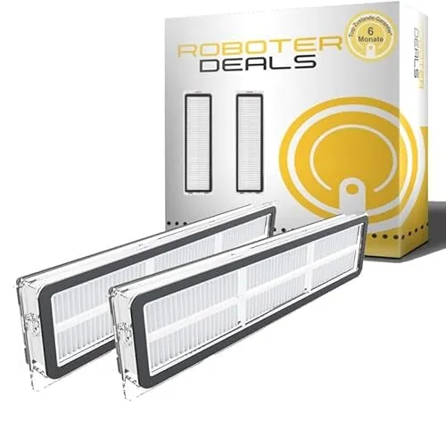 Roboter Deals - Feinstaubfilter, Ersatzfilter (2 Stück) für Dreame D9 Plus Staubsaugroboter