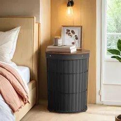 Wäschekörbe Schwarz von SONGMICS