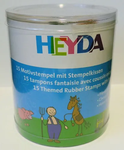 HEYDA Stempelset Bauernhof&Pferd 15er