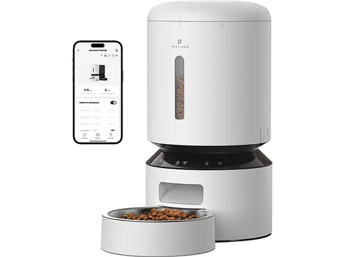 Petlibro Granary WIFI Futterautomat für Katzen und Hunde - 6L - Futterautomat für Katzen und Hunde mit 6L Kapazität, ideal für vielbeschäftigte Tierhalter. Steuern Sie die Fütterung bequem per Smartphone und passen Sie die Fütterungszeiten individuell an.