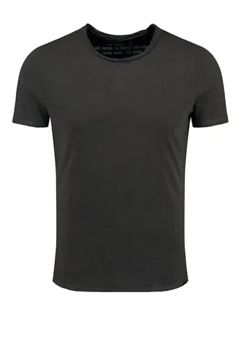 KEY LARGO Herren Bread New Round T-Shirt, Anthra (1101), L von KEY LARGO