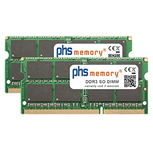 PHS-memory 16GB (2x8GB) Kit RAM Speicher kompatibel mit QNAP TS-651 DDR3 SO DIMM 1600MHz PC3L-12800S