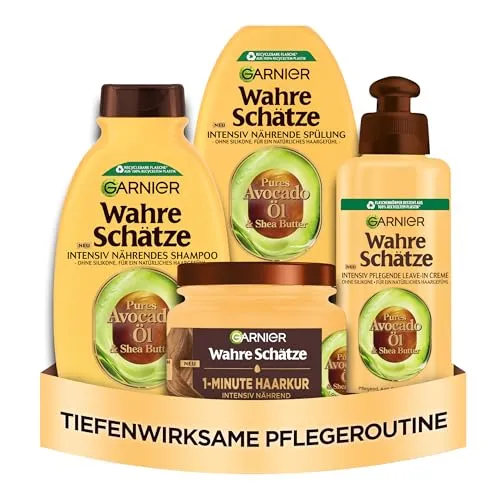Garnier Wahre Schätze Pflegeset für lockiges Haar
