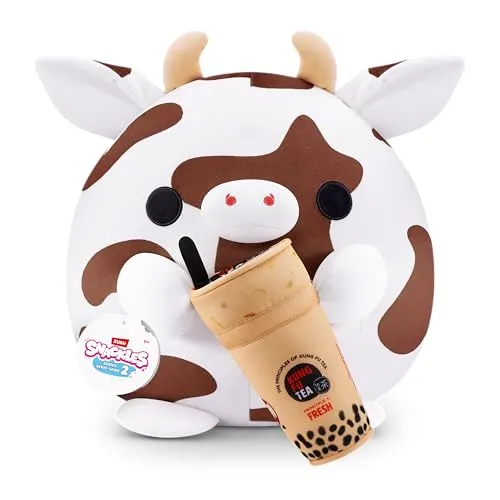 Snackles Serie 2 20 cm Snackle (Bonnie) von ZURU Kuschelig-weiches, beruhigendes, 20 cm großes Plüschspielzeug mit lizenziertem Snackmarken-Accessoire