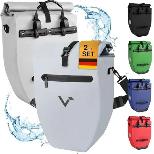 Valkental® Große & wasserdichte Gepäckträgertasche von Valkental