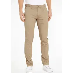 Tommy Hilfiger Herren Hose Core Bleecker 1985 Pima Cotton Chino, Beige (Batique Khaki) - Wanderhosen mit zeitlosem Design und hohem Tragekomfort, aus hochwertiger Bio-Baumwolle für optimale Passform und vielseitige Kombinationsmöglichkeiten.