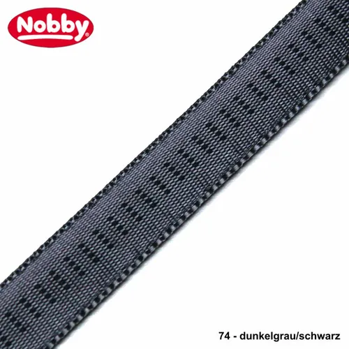 Nobby Hunde-Halsband Soft Grip dunkelgrau schwarz - Verstellbar von 20-30 cm, bequem und langlebig für optimale Sicherheit Ihres Hundes