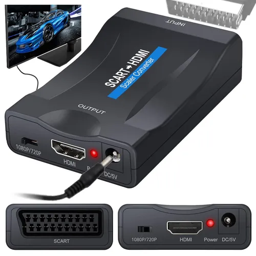 SCART/EURO auf HDMI-Adapter – Bild- und Tonkonverter