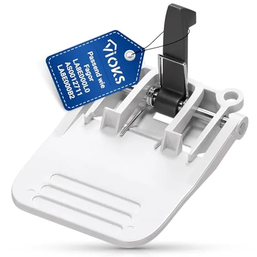 VIOKS Griff Türgriff Bullauge Ersatz für Fagor LA8E000L0 AS0012711 LA8E000B2 Brandt 55X9898 Ersatztürgriff für Waschmaschine