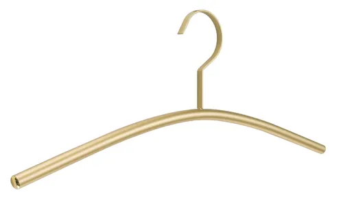 Kleiderbügel PIATTO B 45 cm gold in gold von Sonstige