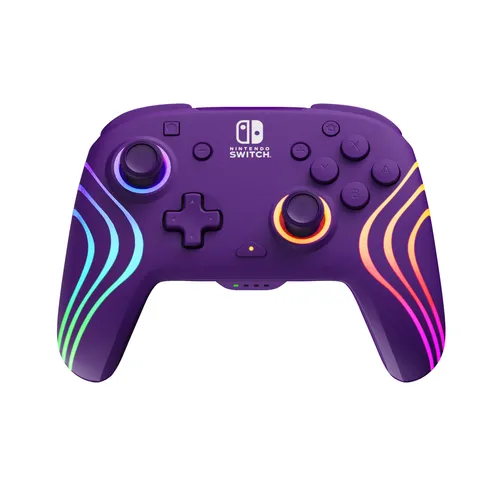 PDP Afterglow Wave Wireless Controller - Purple für DSi XL - Gaming Controller für die DSi XL, mit LED-Beleuchtung und kabellosem Design für ungestörtes Gaming-Erlebnis.