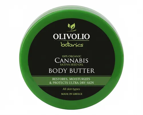 Olivolio Körperbutter Bio Hanföl Body Butter Shea Kakao trockene Haut Vegan