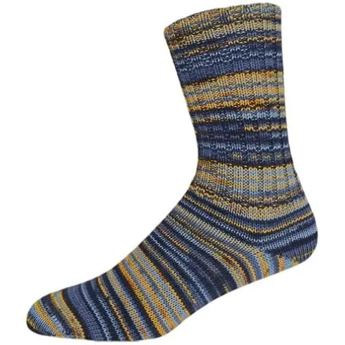 KK-Kollektion Sensitive Socks Color 97 - blau/hellblau/goldgelb