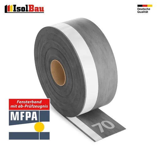 Fensteranschlussband Außen Fensterband Dichtband RAL Montage Fenster 70mm x 20m