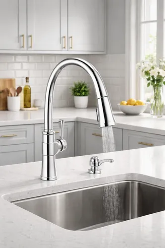 Produktbild Delta Faucet Spargo 19964Z-SD-DST Küchenarmatur herausziehbarer Brause NEU