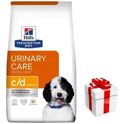 HILL'S PD Prescription Diet Canine c/d Urinary Care 4kg - Hundefutter zur Unterstützung der Harnwegsgesundheit, reduziert das Risiko von Harnsteinen und löst Struvitsteine, ideal für eine gesunde Ernährung.