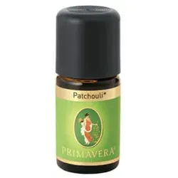 PRIMAVERA Ätherisches Öl Patchouli bio 5 ml - Aromaöl, Duftöl, Aromatherapie - erdend, ausgleichend, erotisierend - vegan