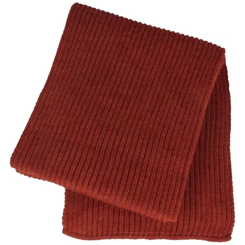 Breiter Schal Herren, Strickschal aus Wolle (Merino), 20 cm 180 cm Länge Merino Sand