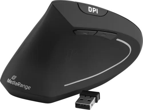 MR OS233 - Maus (Mouse), Funk, ergonomisch, Linkshänder