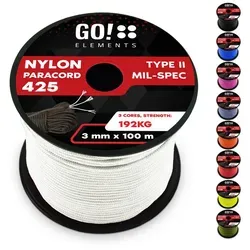 GO!elements Paracord 425 in weiß von GO!elements