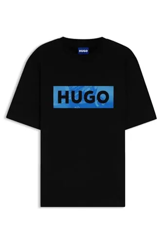 HUGO Nalien 10258299 01 – Stylisches T-Shirt aus 100% Baumwolle - Hochwertiges T-Shirt für den lässigen Look. Der weiche Stoff sorgt für angenehmen Tragekomfort, ideal für den Alltag oder besondere Anlässe.