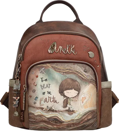 Anekke Anti-Diebstahl-Rucksackkern - Funktionaler Rucksack für Damen mit Diebstahlschutz, ideal für sichere Aufbewahrung unterwegs - Maße: 28/29/14 cm.