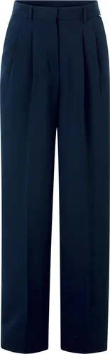 Damen Bügelfaltenhose RICHROYAL, Gr. 38, midnight blau - Elegante Damen-Bügelfaltenhose von RICHROYAL in midnight blau, aus pflegeleichtem 100% Polyester. Ideal für Freizeit und Büro, mit klassischer Passform und Markenlabel über der Tasche.