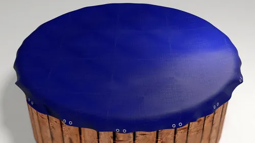 Grasekamp Abdeckplane für runde Pools, blau/schwarz, 520 cm - Robuste Abdeckplane aus 100% Polyethylen mit UV-Schutz und Gewebeverstärkung. Ideal zum Schutz vor Algen und Witterungseinflüssen. Leicht zu montieren und extrem reißfest.