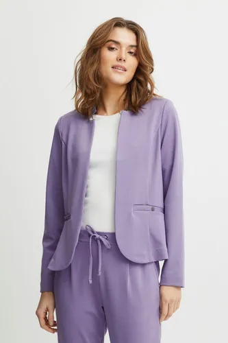 fransa FRCEDILAN Damen Blazer - Eleganter Kurzblazer in Purple Haze - Funktionsjacken - Taillierter, ungefütterter Blazer mit Reverskragen, ideal für Büro und Freizeit, aus nachhaltigen Materialien gefertigt.
