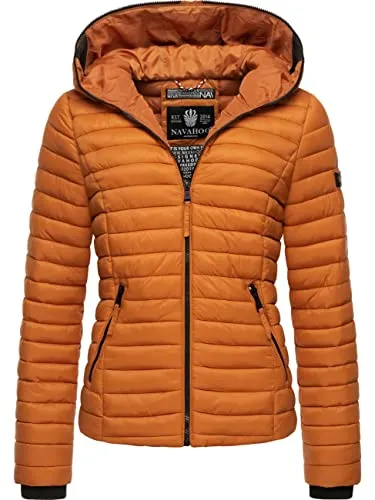 Navahoo Damen Übergangsjacke Kimuk Rusty Cinnamon Gr. XS - Funktionsjacke aus wasserabweisendem Material, ultraleicht und stylisch - perfekt für die Übergangszeit und jede Freizeitaktivität!