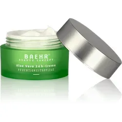 Baehr Beauty Concept Aloe Vera 24 h-Creme 50 ml - Tagespflege, erfrischt den Teint mit Aloe Vera, Sheabutter und Mandelöl, spendet intensive Feuchtigkeit und schützt vor Umwelteinflüssen für ein samtweiches Hautgefühl.