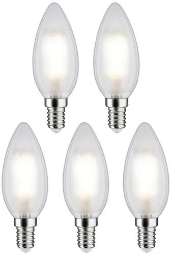 Paulmann 29095 LED EEK F (A - G) E14 Kerzenform 4.8W Warmweiß (Ø x H) 35mm x 98mm 5St.