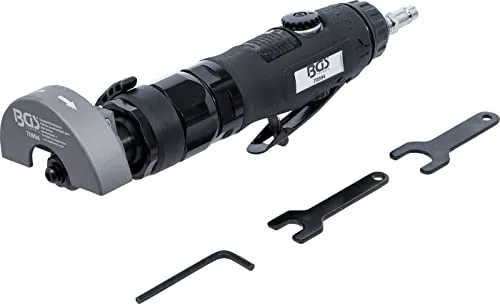 BGS 70994 Druckluft-Trennschneider 260 mm - Schleifmaschinen für präzises Trennen von Stahl & Aluminium in engen Arbeitsbereichen. Flexibler Kopf, stufenlos regelbar und robust. Ideal für professionelle Anwendungen.