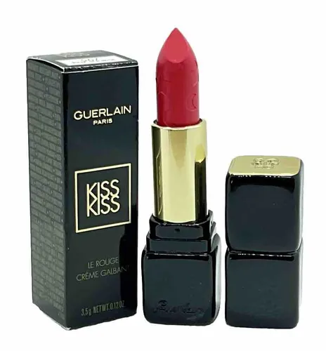 Guerlain Kiss Kiss Diamond Lipstick 3.5g - Pink Sunrise - Luxuriöser Lippenstift für Frauen, hypoallergen mit satinierendem Finish und ideal für alle Hauttypen. Enthält 3,5g und bietet langanhaltende Farbe.