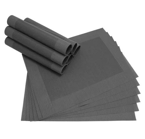 Tischsets Schwarz von matches21 HOME & HOBBY