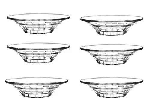 Stück Glas Eisbecher Dessert Eisschalen Eisgläser Glasschale Eis Schalen 6
