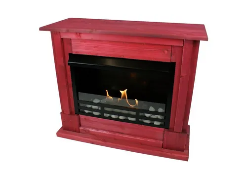 Kaminbau Mierzwa Echtfeuer-Dekokamin Emily Deluxe - Dekokamin mit regulierbarem Brenner für echtes Feuer ohne Gerüche und Asche. Ideal für gemütliche Abende, einfach in der Handhabung und umweltfreundlich.